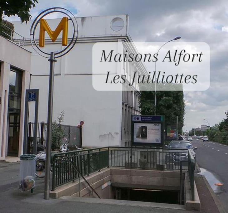 Escale-Marne Fr - 202 - Free Parking - Free Luggage Storage - All Equipped - Linen Included - Washing Machine - 10Mn Walk Metro 8 - Rer A - Panoramic View - From 1 To 14 Guests Maisons-Alfort Exterior foto