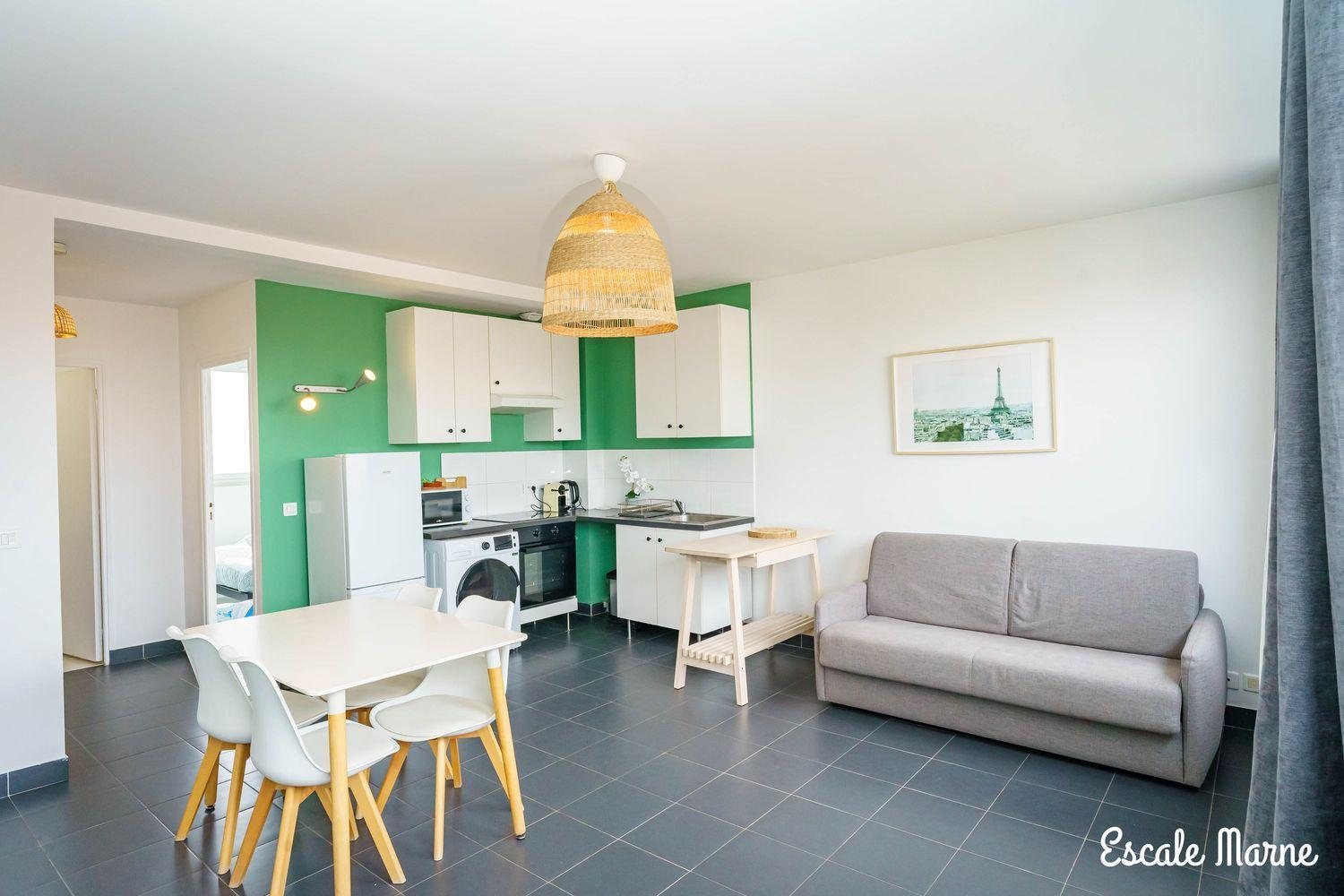 Escale-Marne Fr - 202 - Free Parking - Free Luggage Storage - All Equipped - Linen Included - Washing Machine - 10Mn Walk Metro 8 - Rer A - Panoramic View - From 1 To 14 Guests Maisons-Alfort Exterior foto